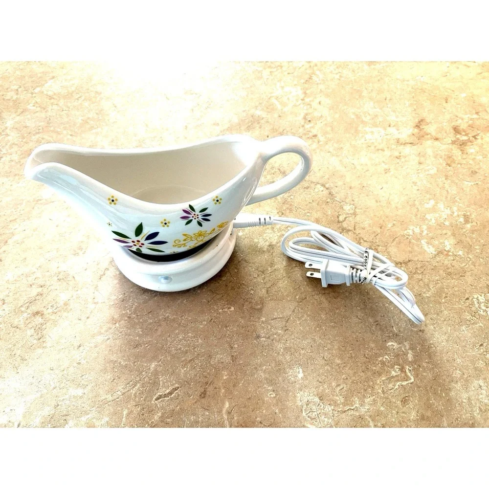 Temptations electric plug-In gravy boat warmer Confetti holiday prep